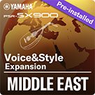 Middle East – Восточная музыка (предустановленный пакет расширений – данные, совместимые с программой Yamaha Expansion Manager)
