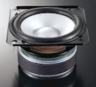 8cm (3-1/8”) aluminum cone woofer