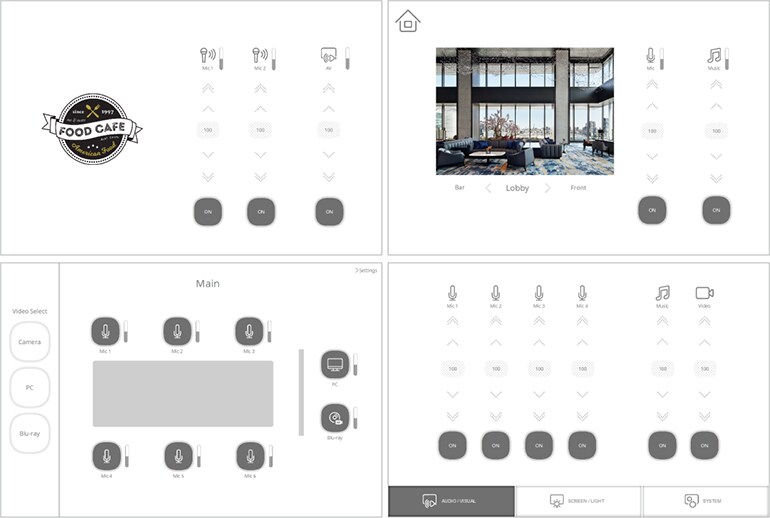 Yamaha ProVisionaire Control PLUS: Design Templates: Design Basic