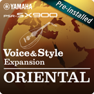 Oriental – Восточная музыка (предустановленный пакет расширений – данные, совместимые с программой Yamaha Expansion Manager)