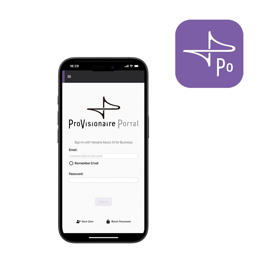 Yamaha ProVisionaire Portal