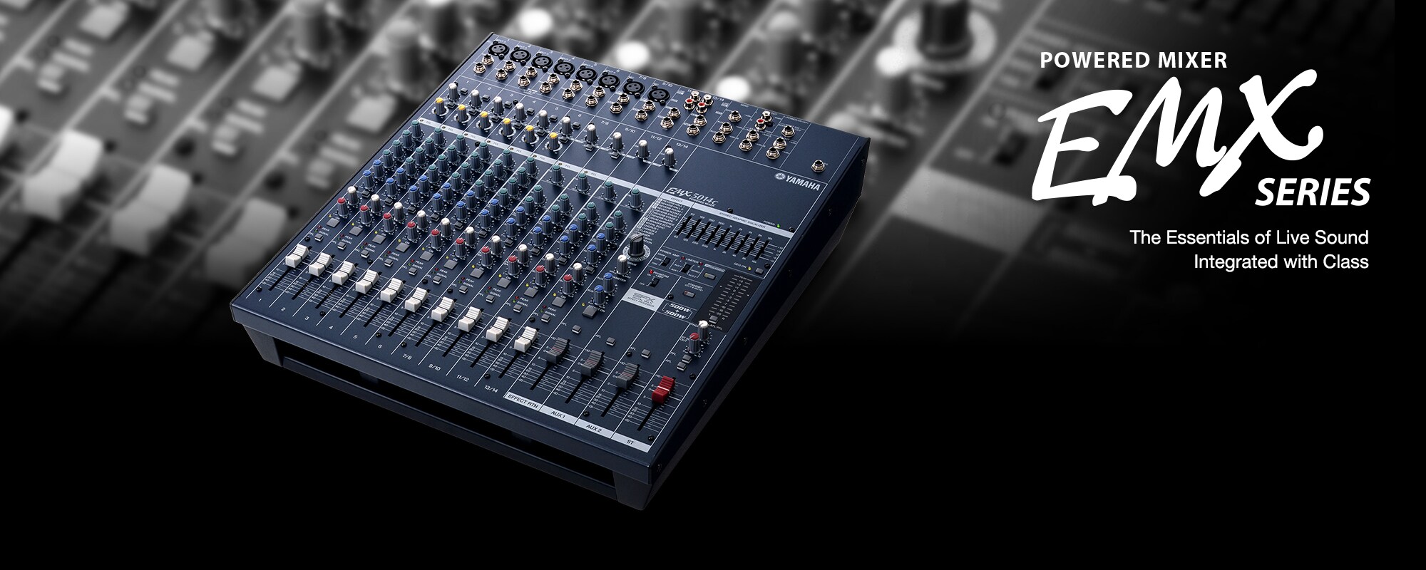 EMX5014C - Описание - Микшеры - Продукты - Аудио - Yamaha - Бизнес