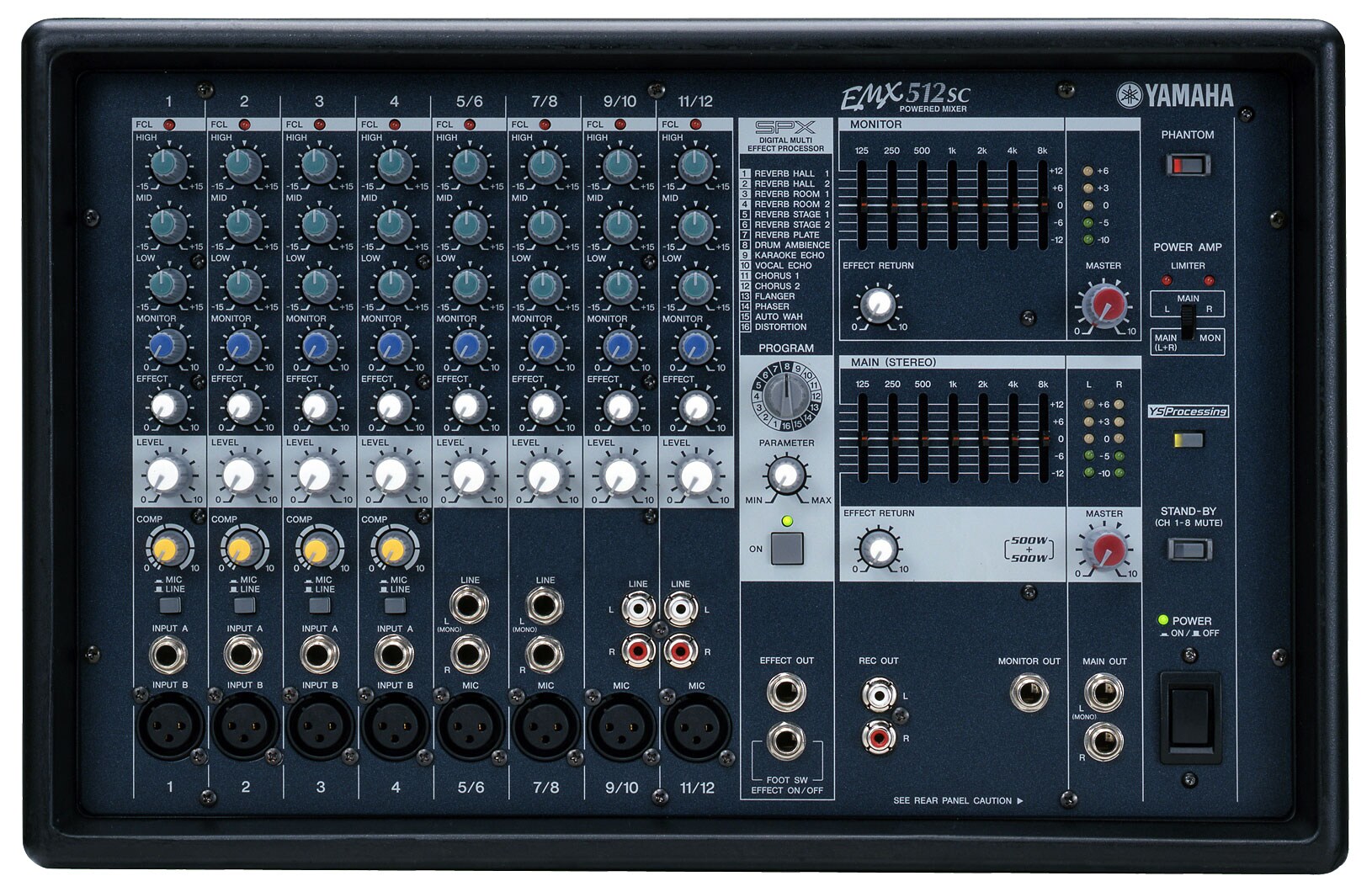 EMX (Box type) - Описание - Микшеры - Продукты - Аудио - Yamaha