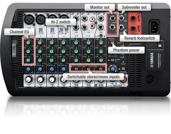 STAGEPAS 400BT/600BT - Описание - Профессиональное