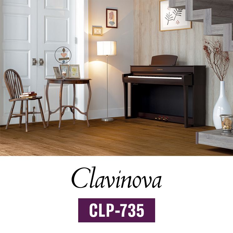 yamaha clavinova clp735b