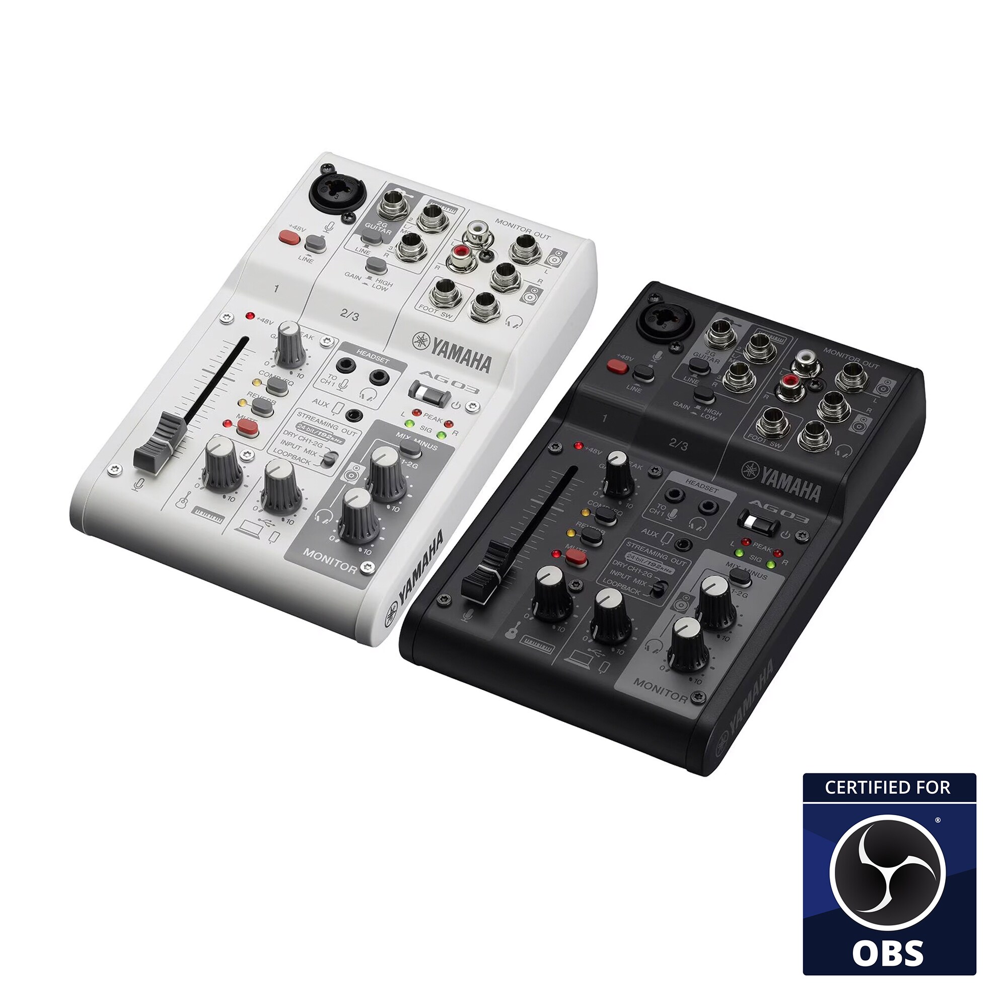 DTM・DAW YAMAHA AG03 MK2 AG03MK2 - Описание - Серия AG - Микшеры - Продукты - Стриминг/Игры